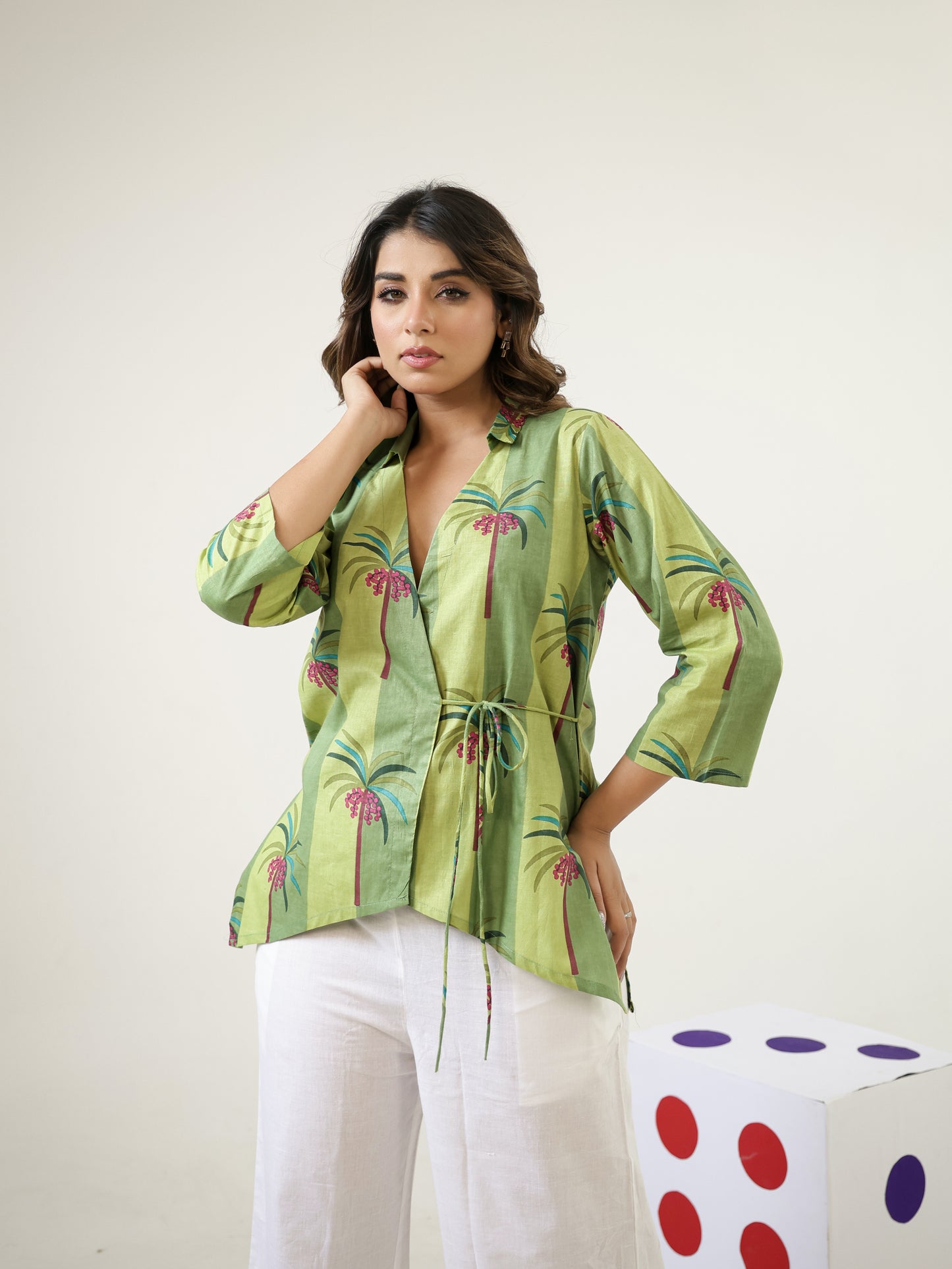 Miami Stripes Cotton Co-ord Set
