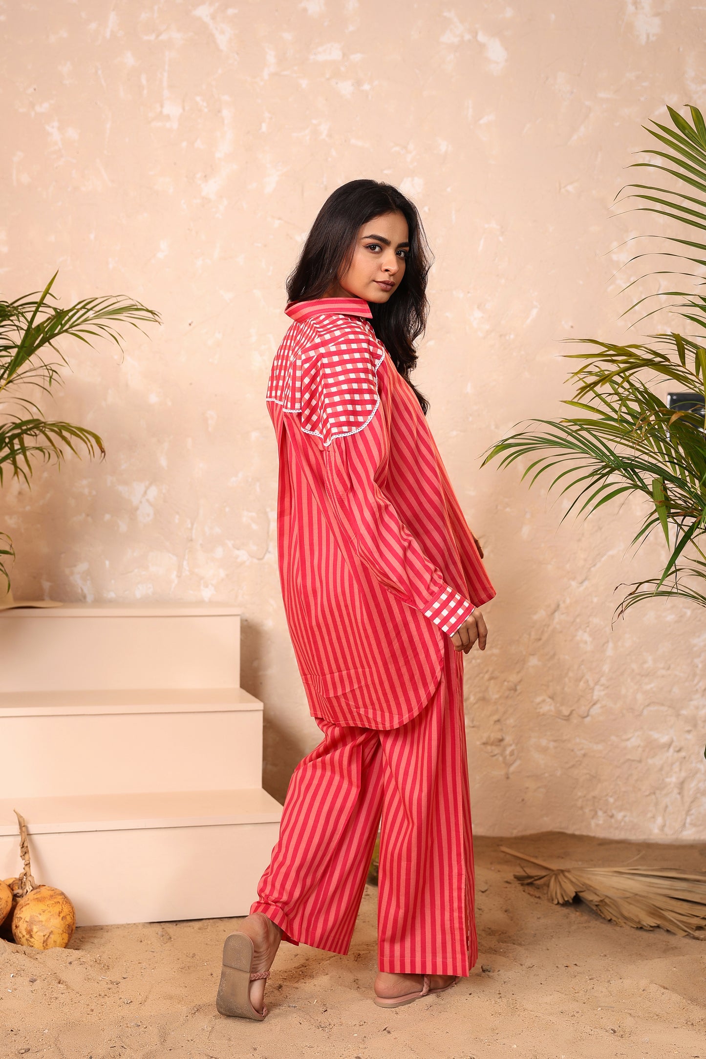 Sweet Stripe Cotton Coord Set