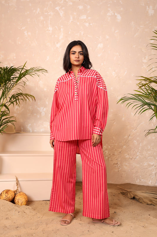 Sweet Stripe Cotton Coord Set