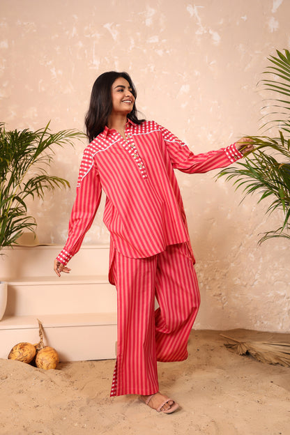 Sweet Stripe Cotton Coord Set