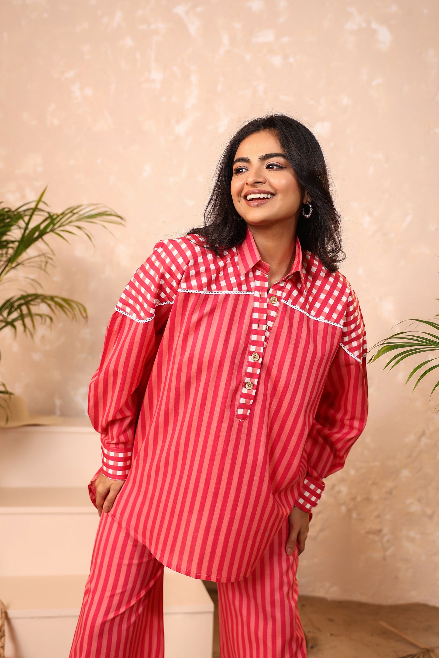 Sweet Stripe Cotton Coord Set