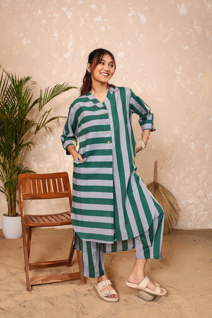 Seaglass Stripes Coord Set