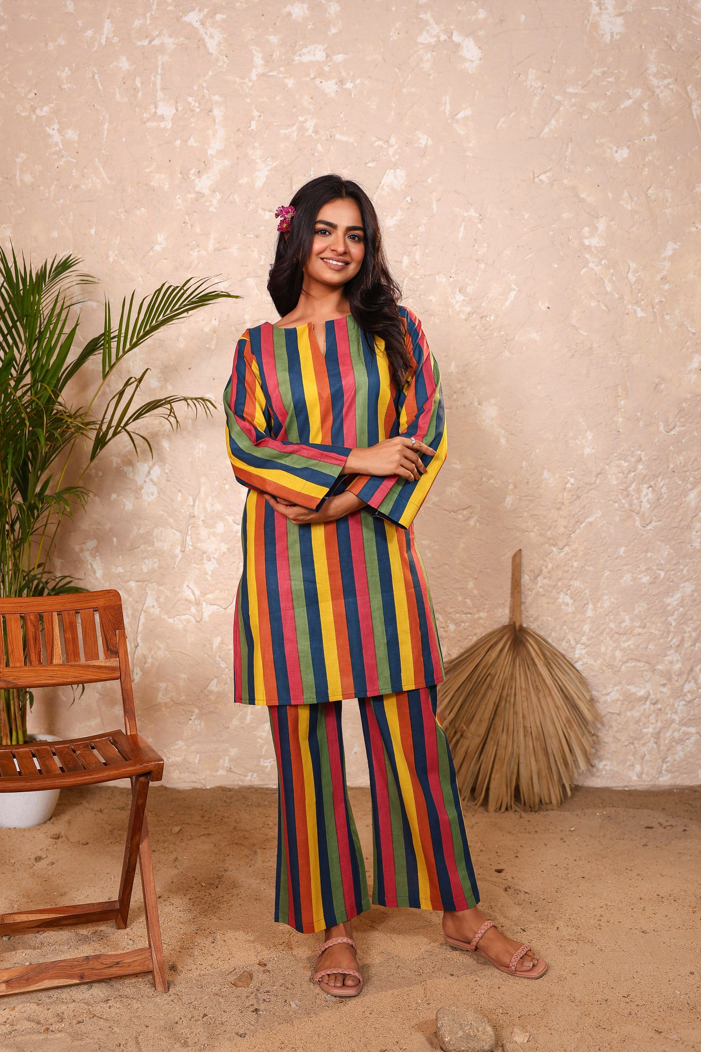 Rainbow Cotton Coord Set