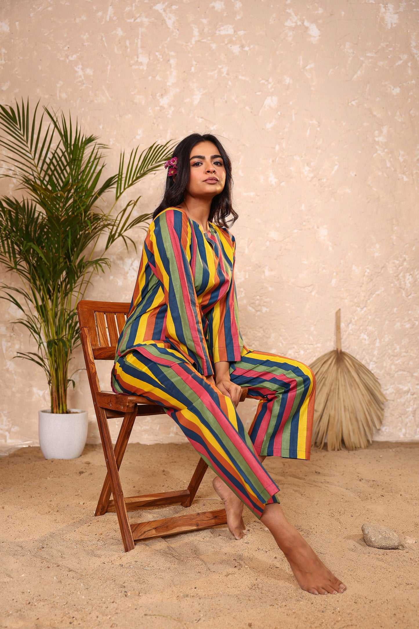 Rainbow Cotton Coord Set