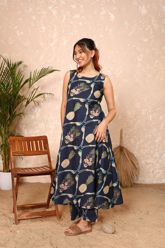 Regal Charm Cotton Coord Set