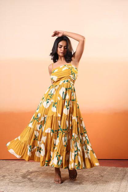 Radiant Affair Cotton Dress