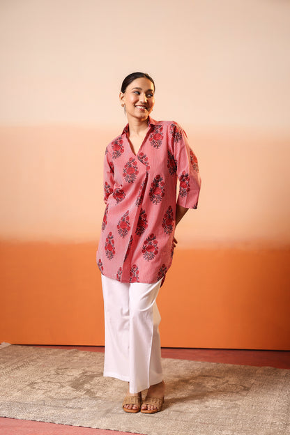 Kora Lines Cotton Coord Set