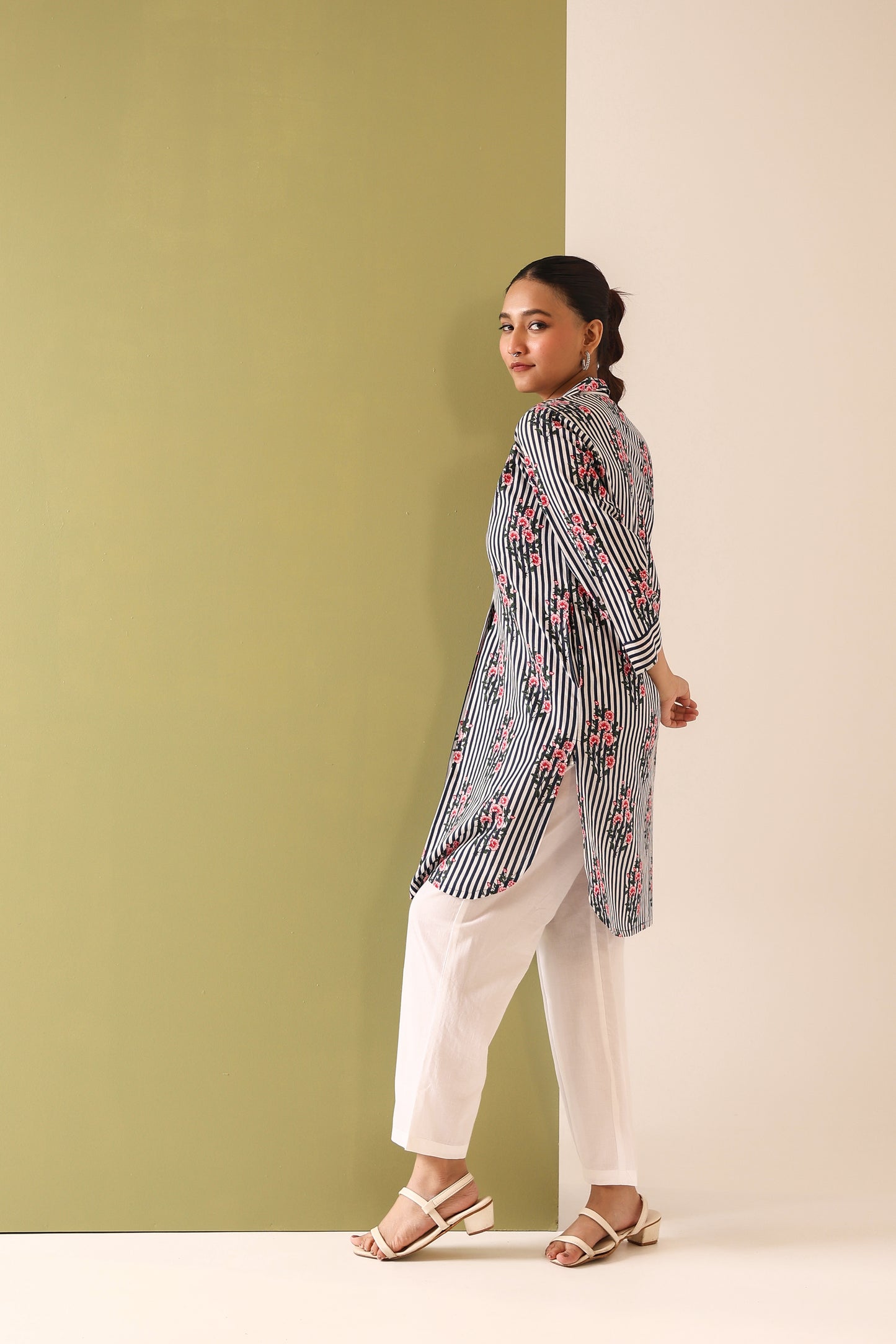 Rosevine Stripe Coord Set
