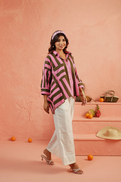 Berry Bloom Cotton Coord Set