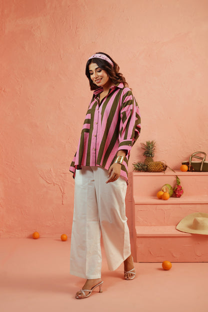 Berry Bloom Cotton Coord Set