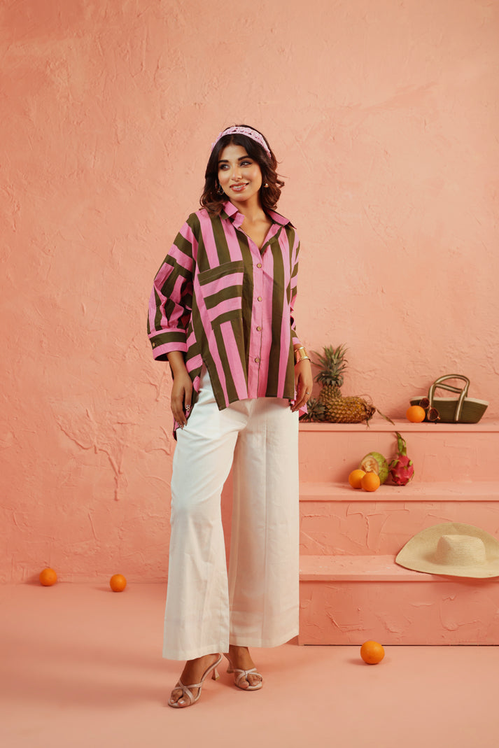 Berry Bloom Cotton Coord Set