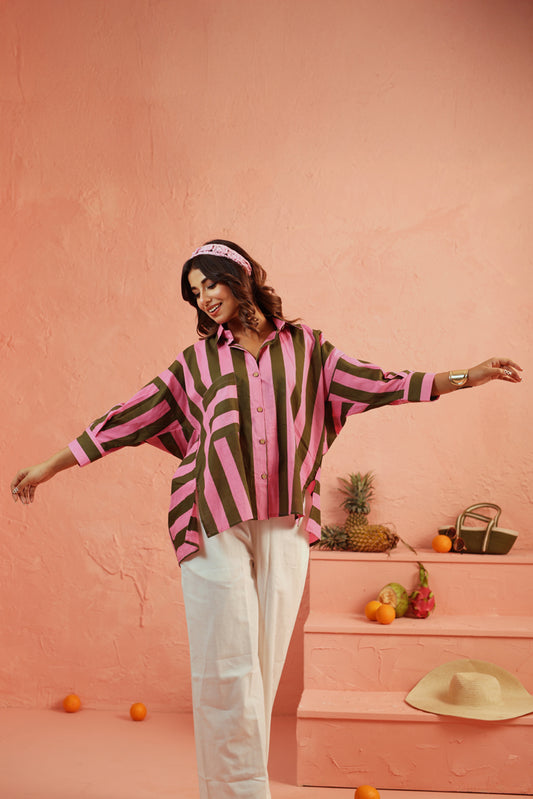 Berry Bloom Cotton Coord Set