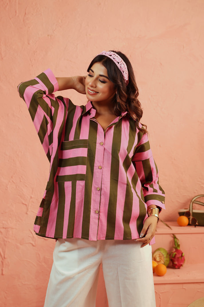 Berry Bloom Cotton Coord Set