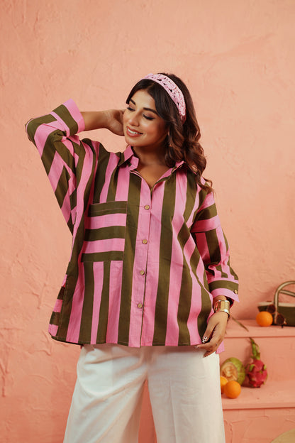 Berry Bloom Cotton Coord Set