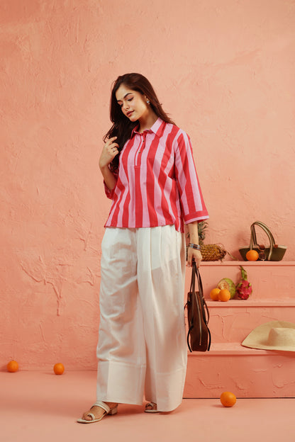 Blush Tide Cotton Co-ord Set
