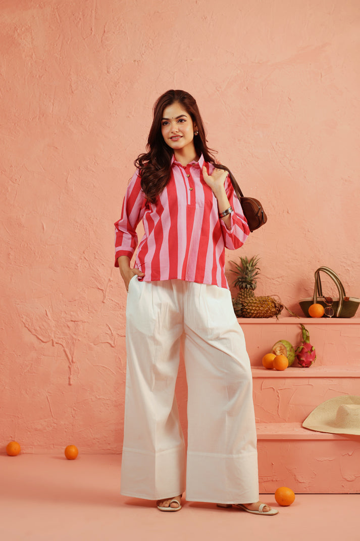 Blush Tide Cotton Co-ord Set