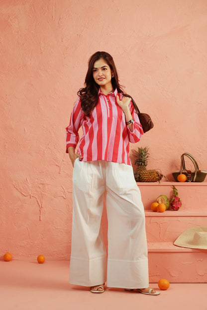 Blush Tide Cotton Co-ord Set