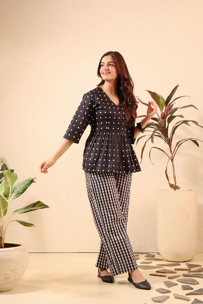 Midnight Muse Cotton Coord Set