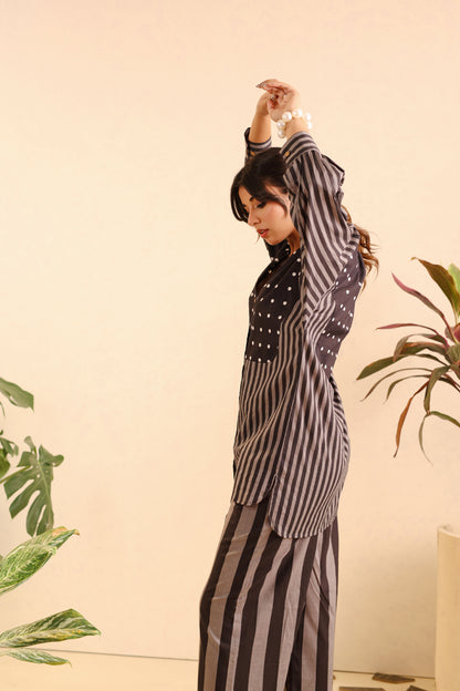 Monochrome Melody Cotton Coord Set