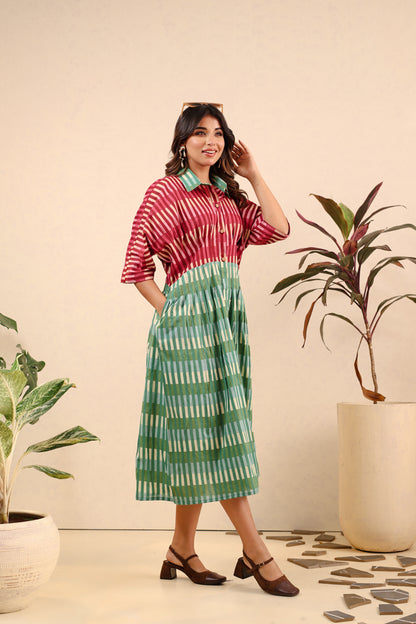 Watermelon Grove Cotton Dress