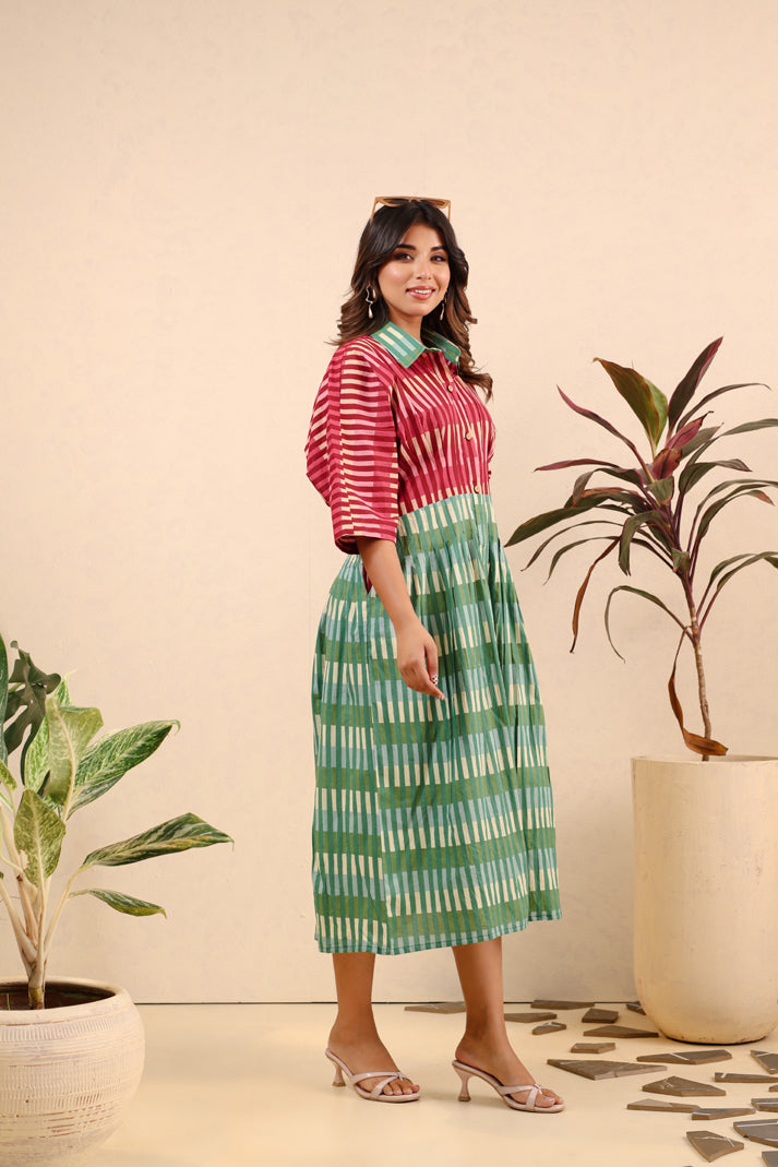 Watermelon Grove Cotton Dress