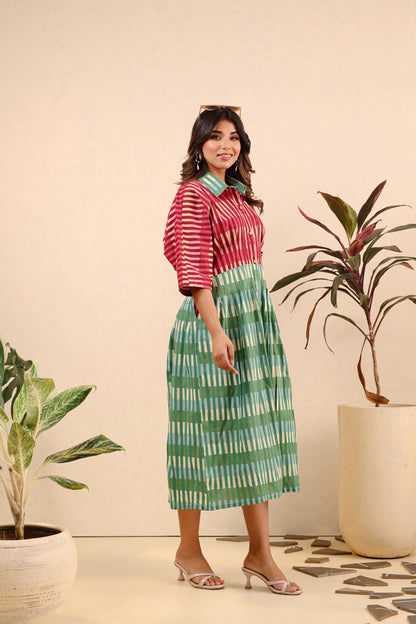 Watermelon Grove Cotton Dress