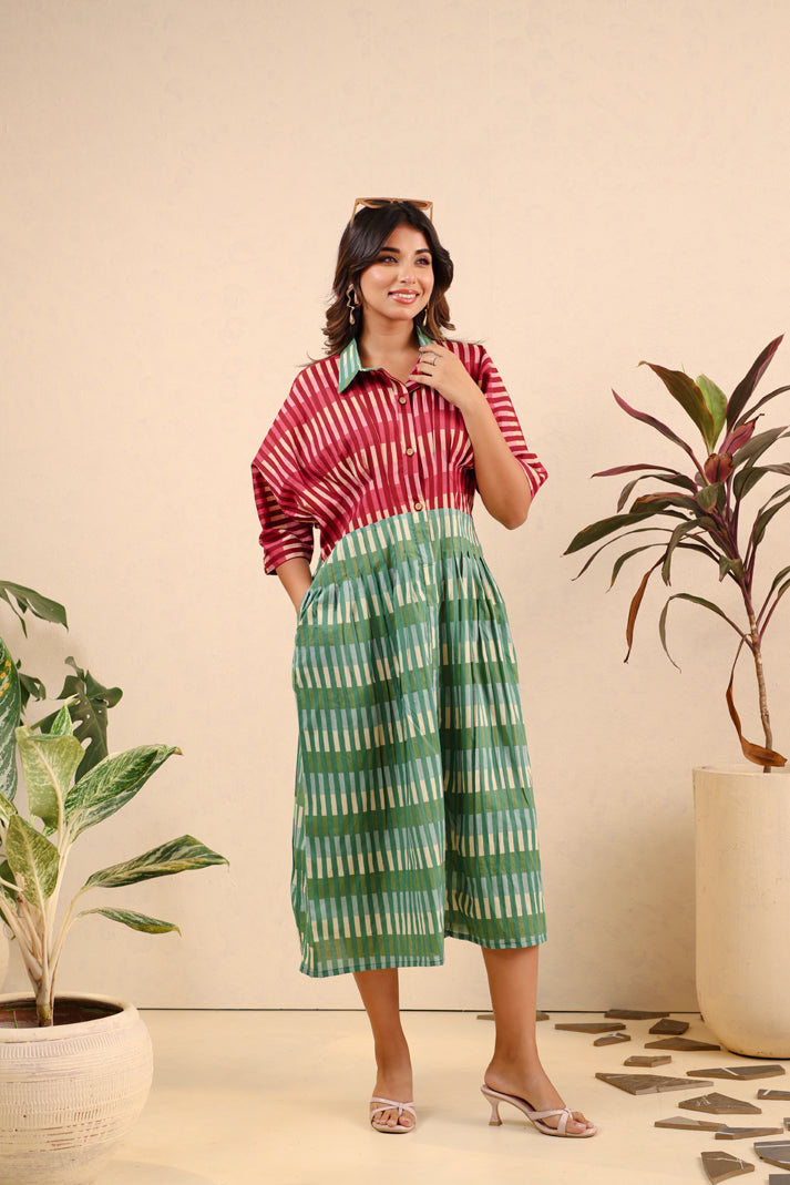 Watermelon Grove Cotton Dress
