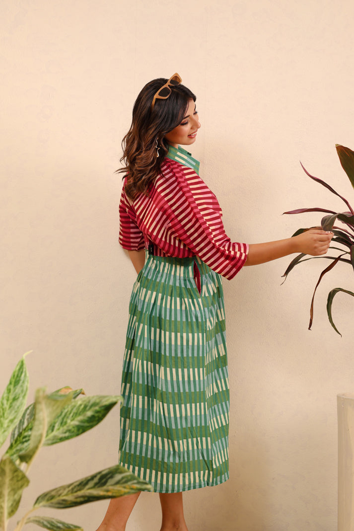 Watermelon Grove Cotton Dress