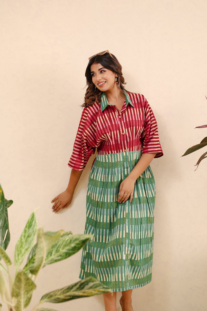Watermelon Grove Cotton Dress
