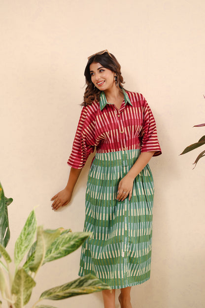 Watermelon Grove Cotton Dress