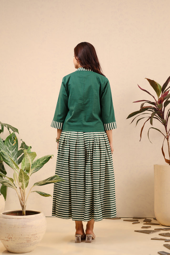 Green Tea Breeze Skirt Set