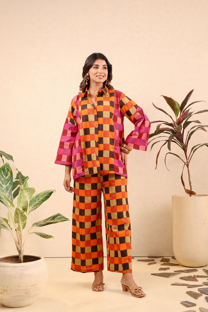 Sunset Mosaic Cotton Coord Set