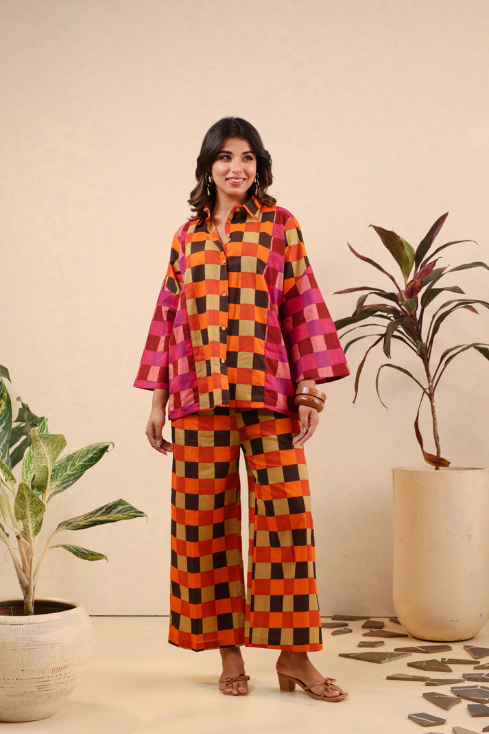 Sunset Mosaic Cotton Coord Set