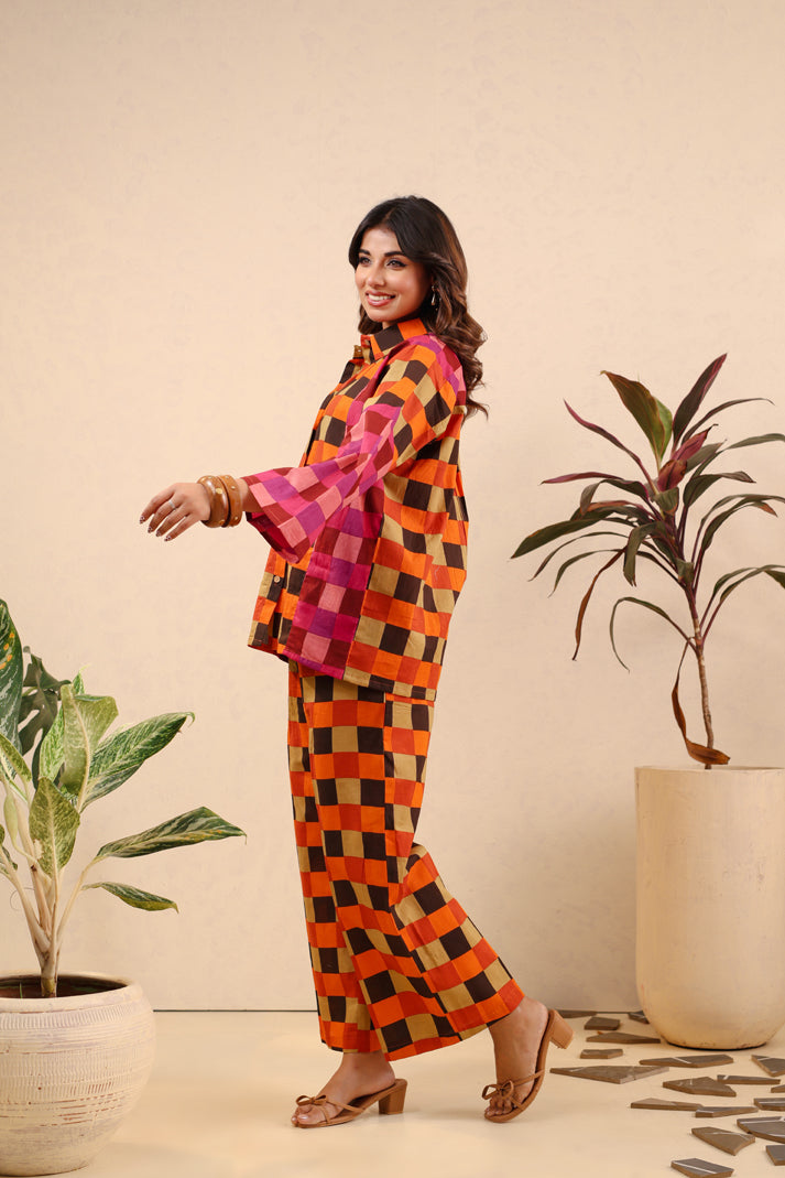 Sunset Mosaic Cotton Coord Set