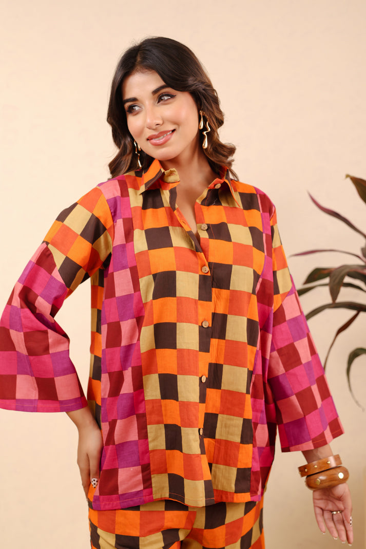 Sunset Mosaic Cotton Coord Set