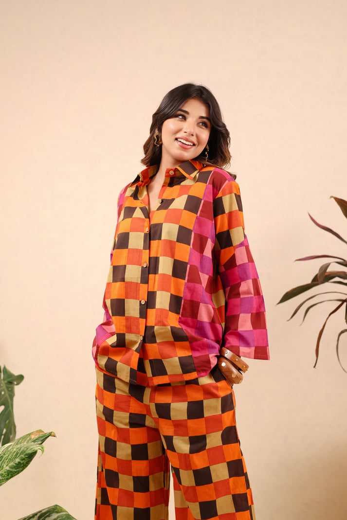Sunset Mosaic Cotton Coord Set
