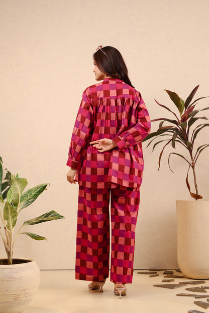 Ruby Reverie Cotton Cord Set