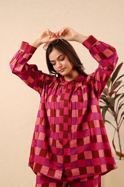 Ruby Reverie Cotton Cord Set