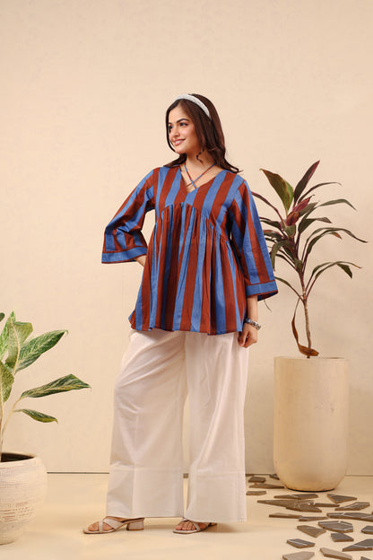 Indigo Spice Cotton Coord Set