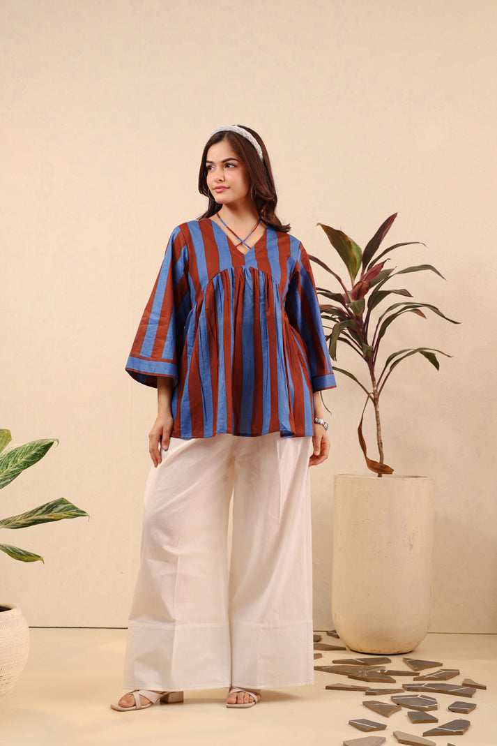 Indigo Spice Cotton Coord Set