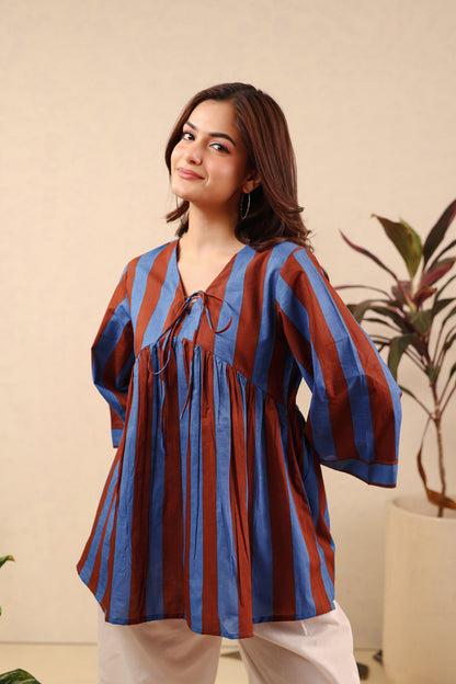 Indigo Spice Cotton Coord Set