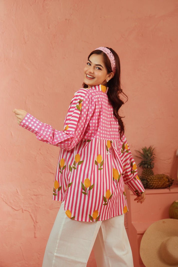 Pink Lemonade Cotton Coord Set