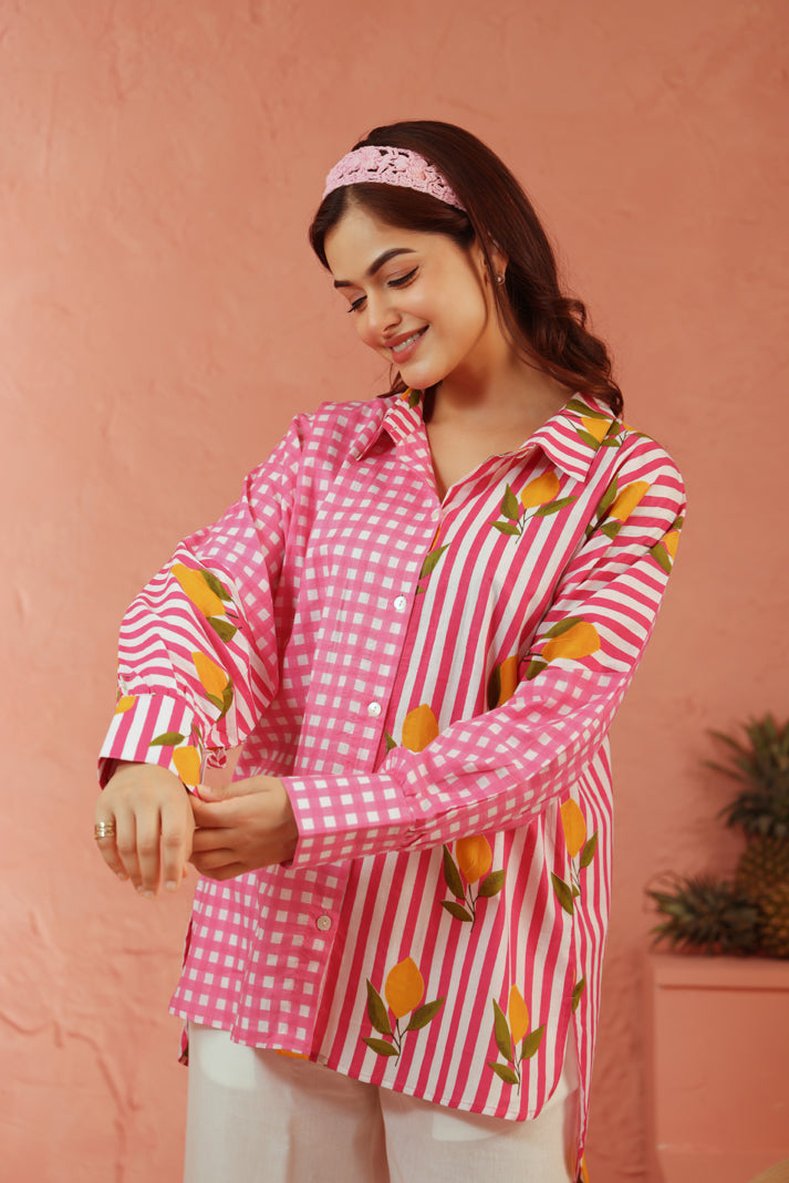 Pink Lemonade Cotton Coord Set