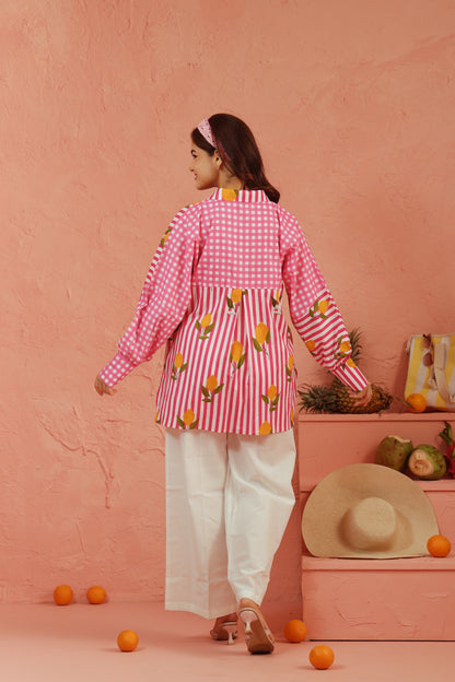 Pink Lemonade Cotton Coord Set