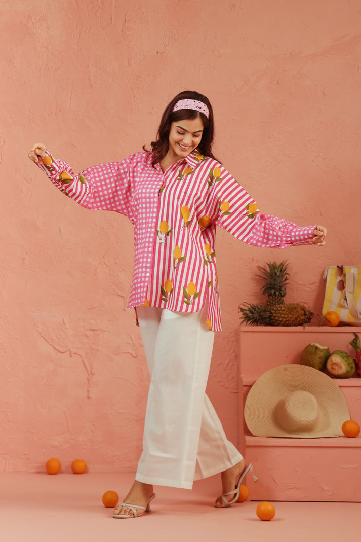 Pink Lemonade Cotton Coord Set