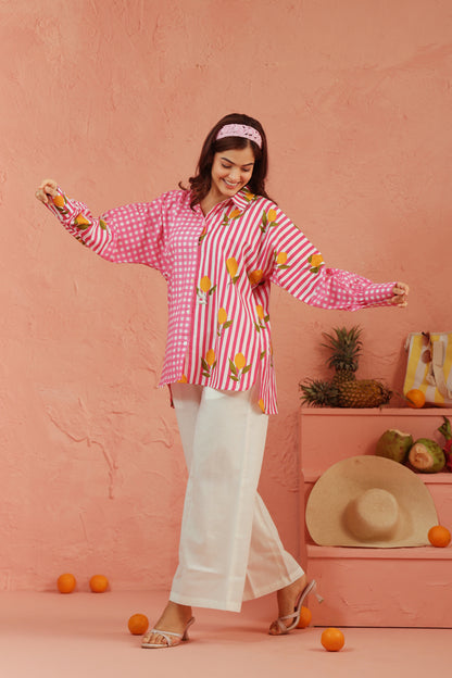 Pink Lemonade Cotton Coord Set