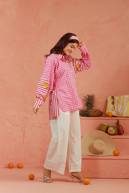 Pink Lemonade Cotton Coord Set