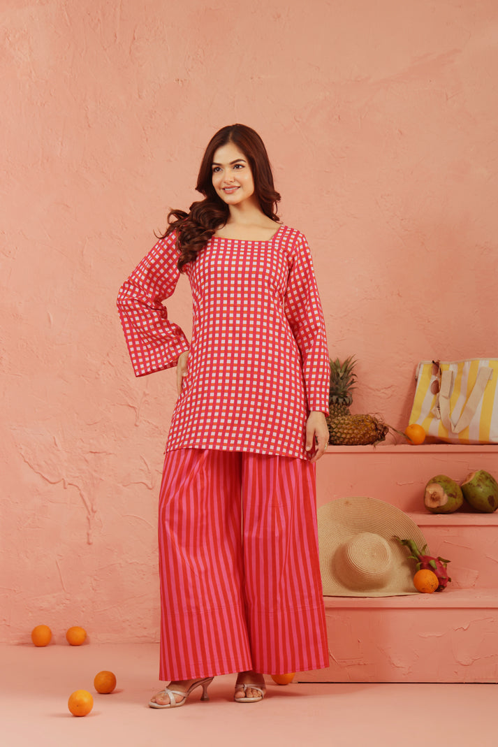 Berry Bliss Cotton Coord Set