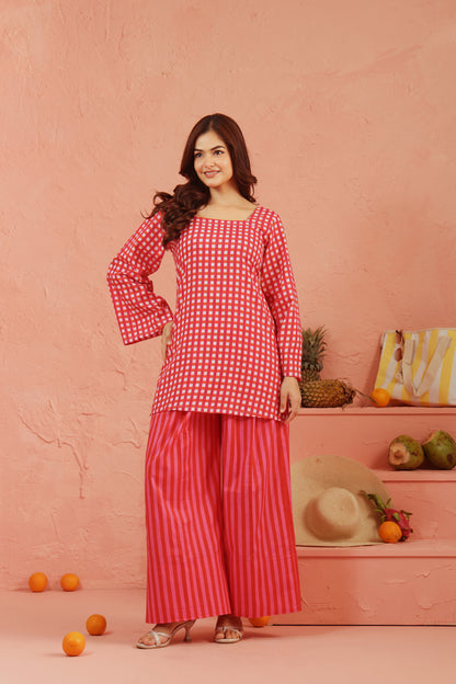 Berry Bliss Cotton Coord Set