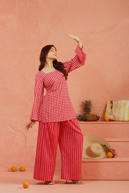 Berry Bliss Cotton Coord Set